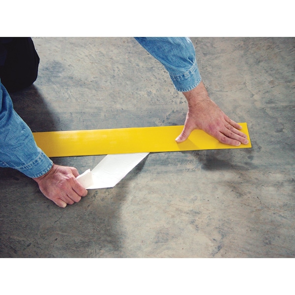Xtreme Floor SQUARED STRIPS - 2 X 18 YELLOW (pack Of 50) PK